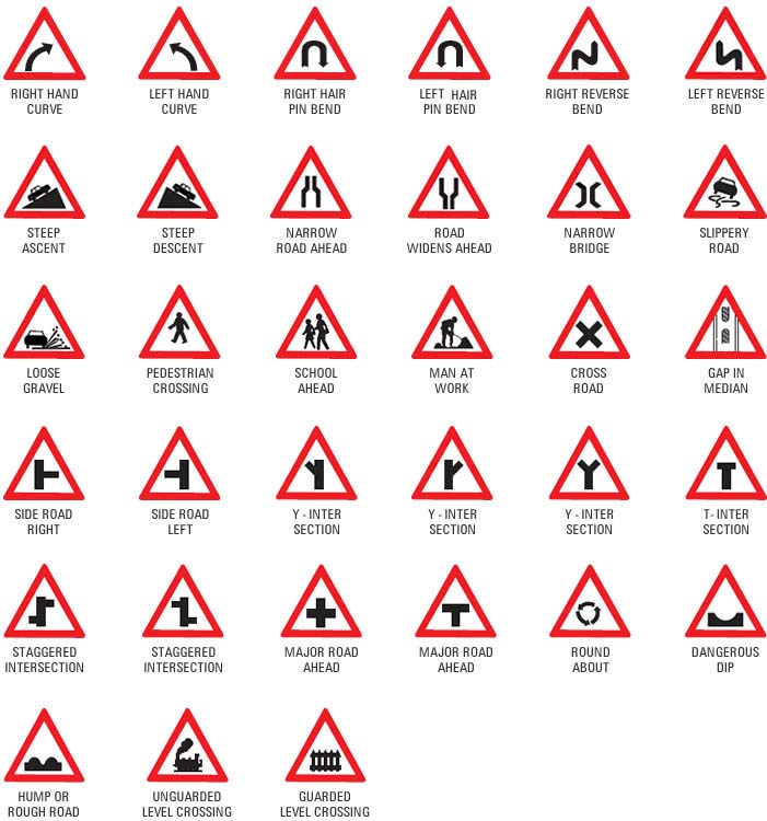 Warning Traffic Signs